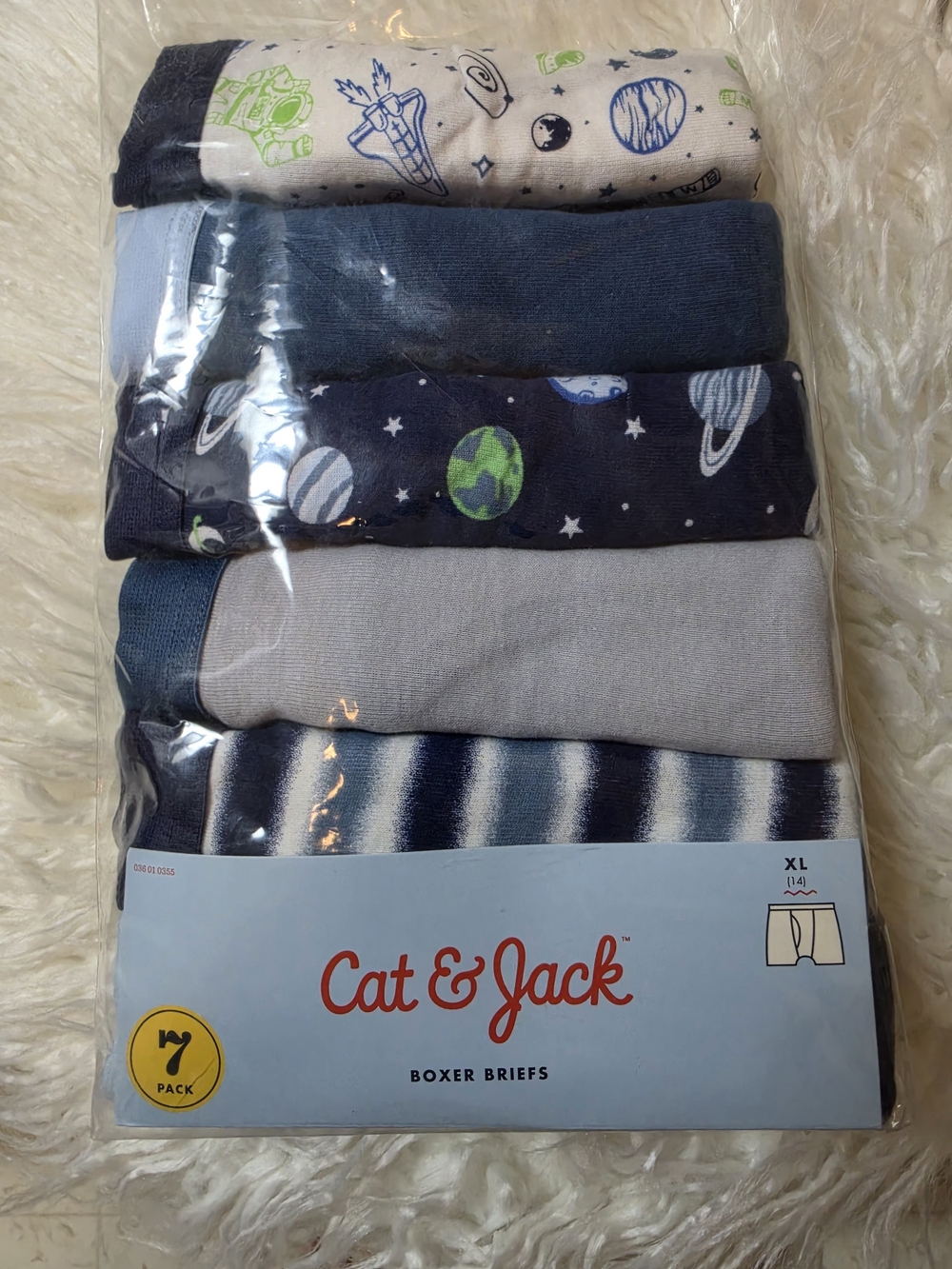 New Cat & Jack Boy's Multi Pack Boxer Briefs - XL
